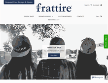 Tablet Screenshot of frattire.com